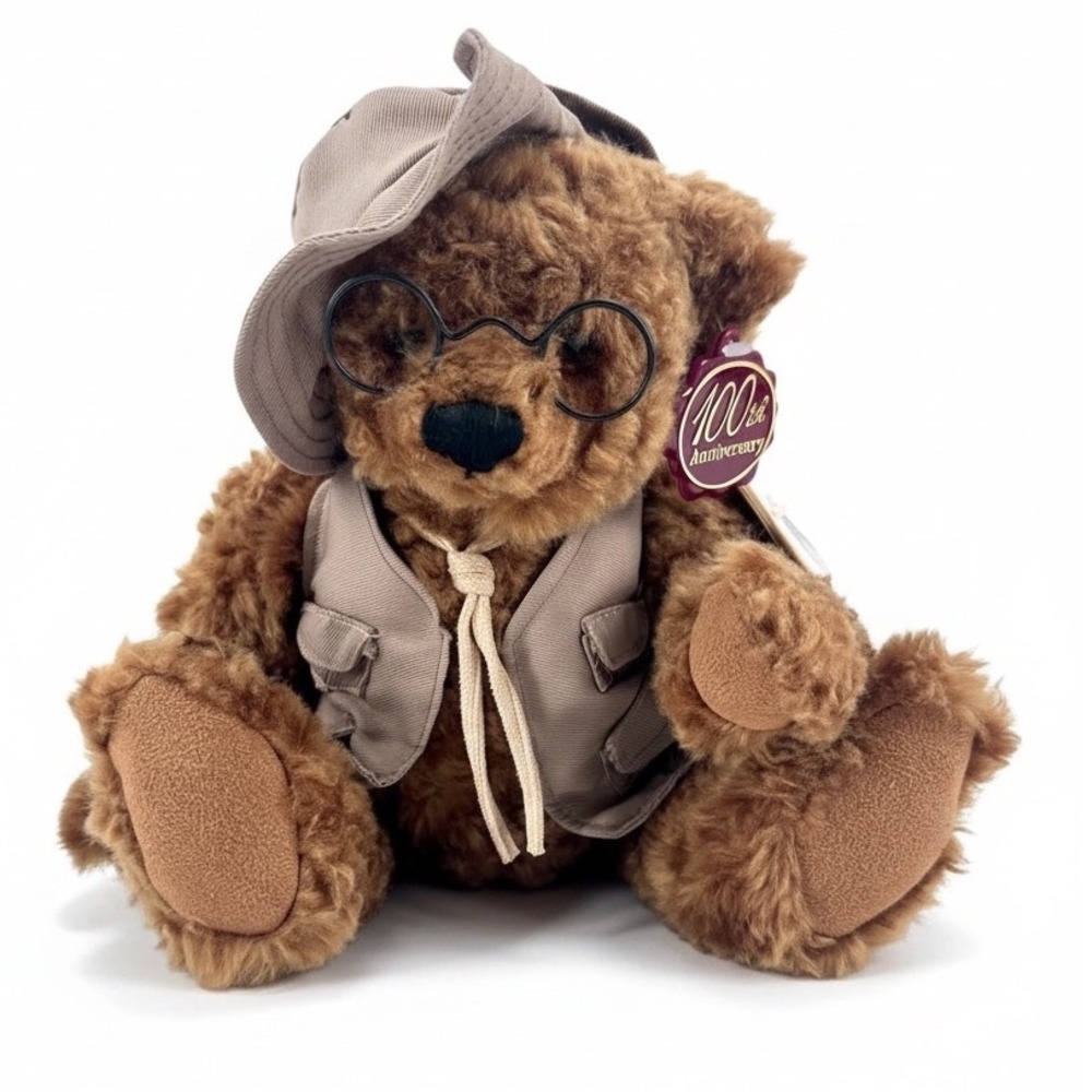 Vintage Dan Dee Teddy Bear Plush Teddy Roosevelt 100th Anniversary Tags 2001
